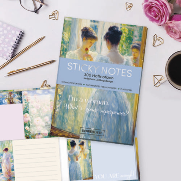 Sticky Notes-Woman, Innenansicht #10