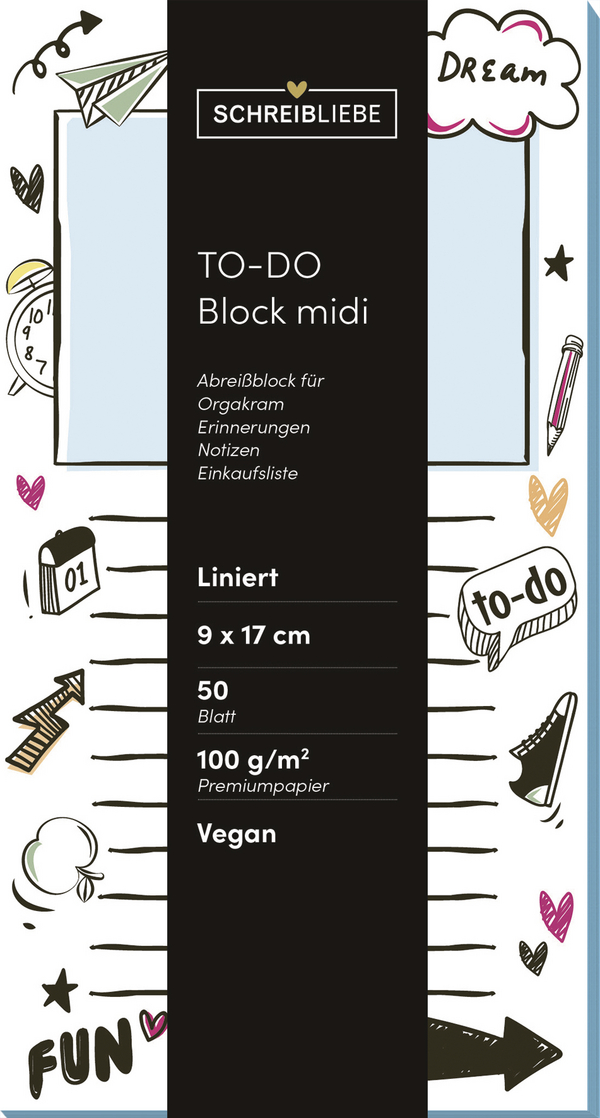 To-do-Block midi Visual words, Innenansicht #1