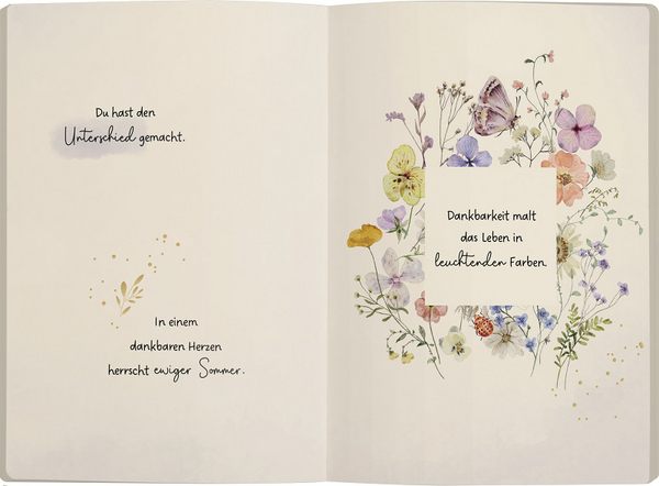 Geschenkbuch - Danke von Herzen, Innenansicht #1