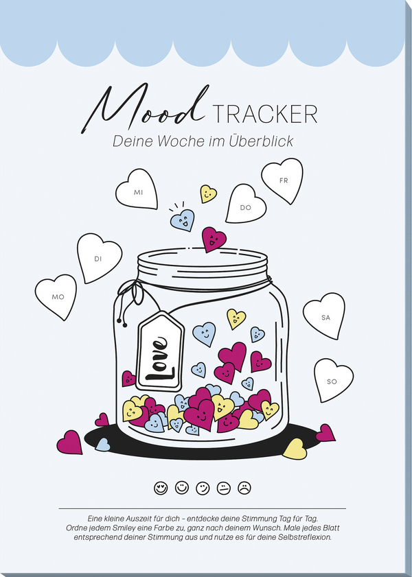 Mood-Tracker Herzen, Innenansicht #1