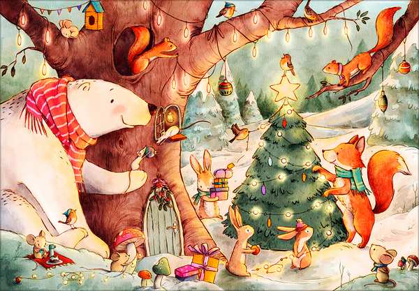 Puzzle-Adventskalender &raquo;Kleine Freunde&laquo;, Innenansicht #3