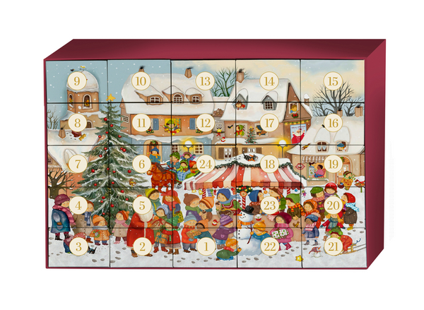 Puzzle-Adventskalender &raquo;Weihnachtsmarkt&laquo;, Innenansicht #1