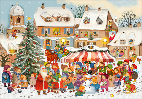 Puzzle-Adventskalender &raquo;Weihnachtsmarkt&laquo;, Innenansicht #3