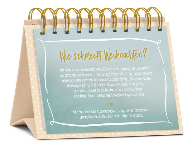 Tisch-Adventskalender &raquo;24 Atempausen im Advent&laquo;, Innenansicht #2