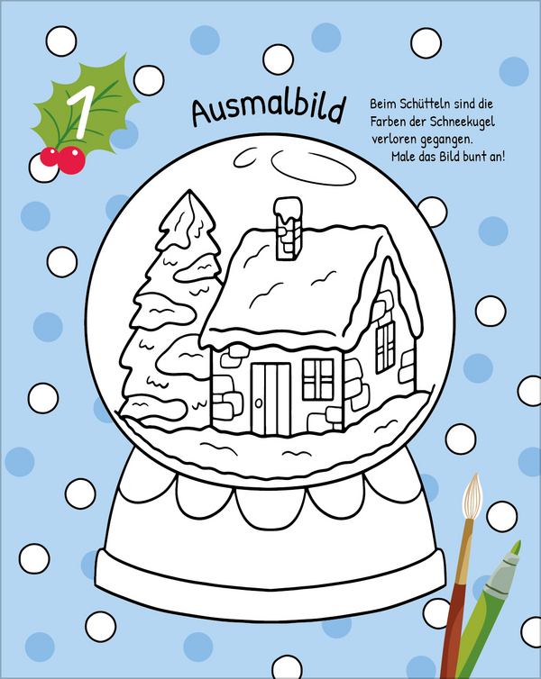 Mitmach-Adventskalender, Innenansicht #1