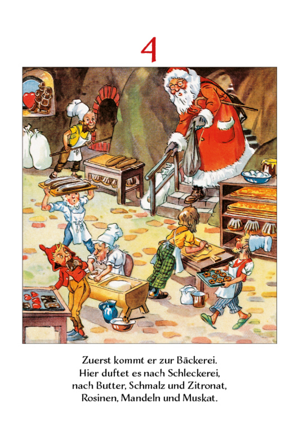 Advents-Abreißkalender "Weihnachtswerkstatt ", Innenansicht #1