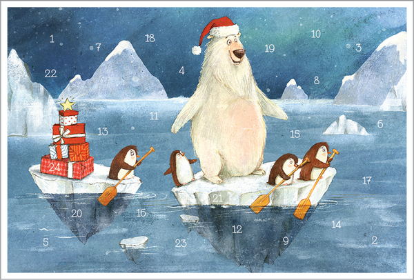 Adventskarten-Sortiment &raquo;Kleine Freunde&laquo; (3 x 1 Karte), Innenansicht #3