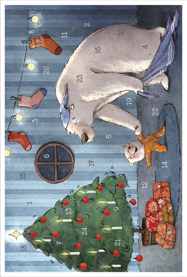 Adventskarten-Sortiment »Kleine Freunde« (3 x 1 Karte), Innenansicht #3