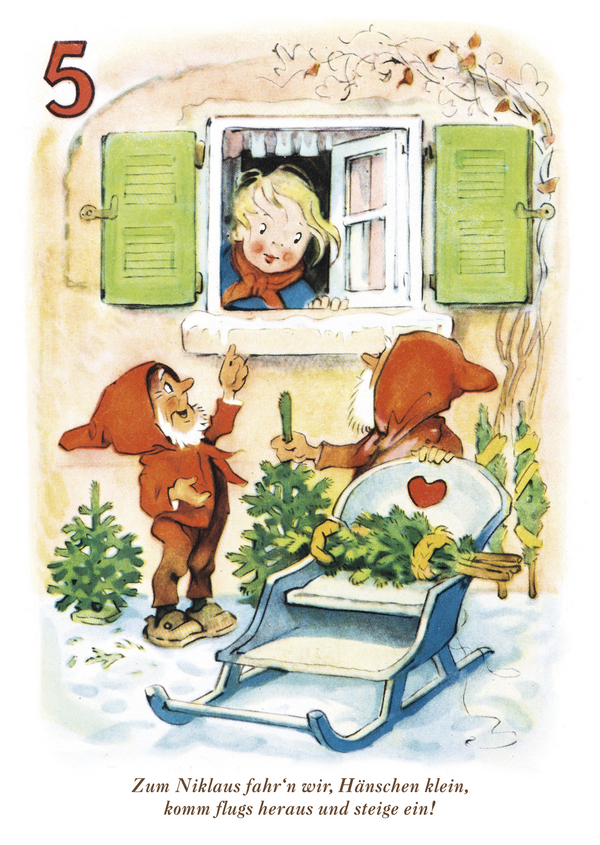 Advents-Abreißkalender "Hansels Winterreise", Innenansicht #5