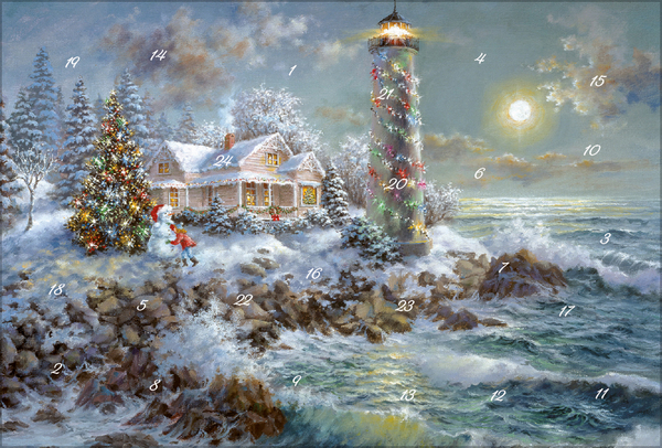 Adventskarten-Sortiment &raquo;Nicky Boehme&laquo; (3 x 1 Karte), Innenansicht #2