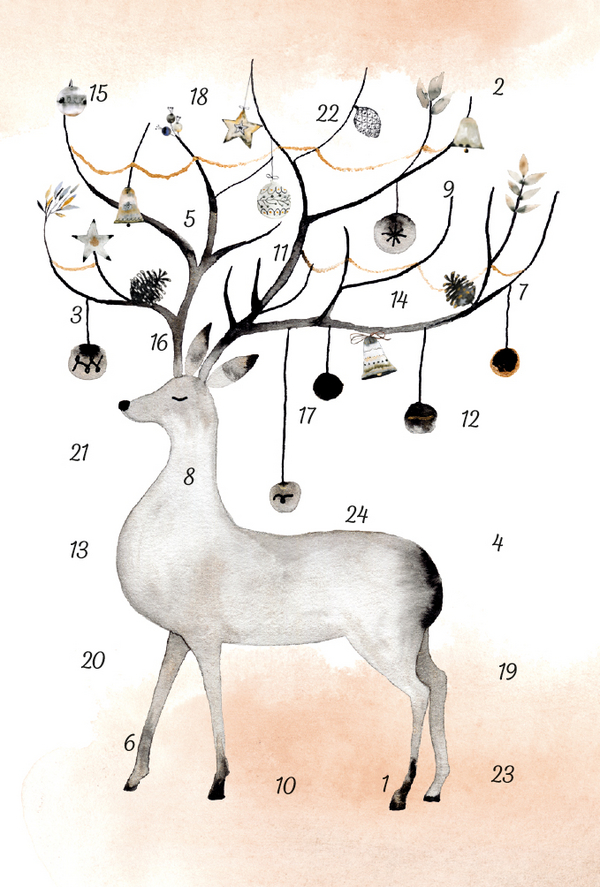 Adventskarten-Sortiment »Fantastische Adventswelt« (3 x 1 Karte), Innenansicht #2