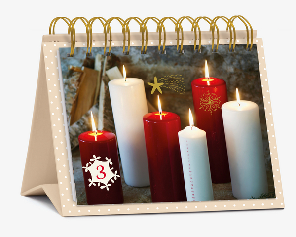 Tisch-Adventskalender "Zeit für 24 Atempausen", Innenansicht #1