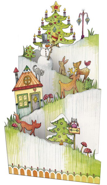 Adventskalender "Weihnachten am Berg", Innenansicht #1