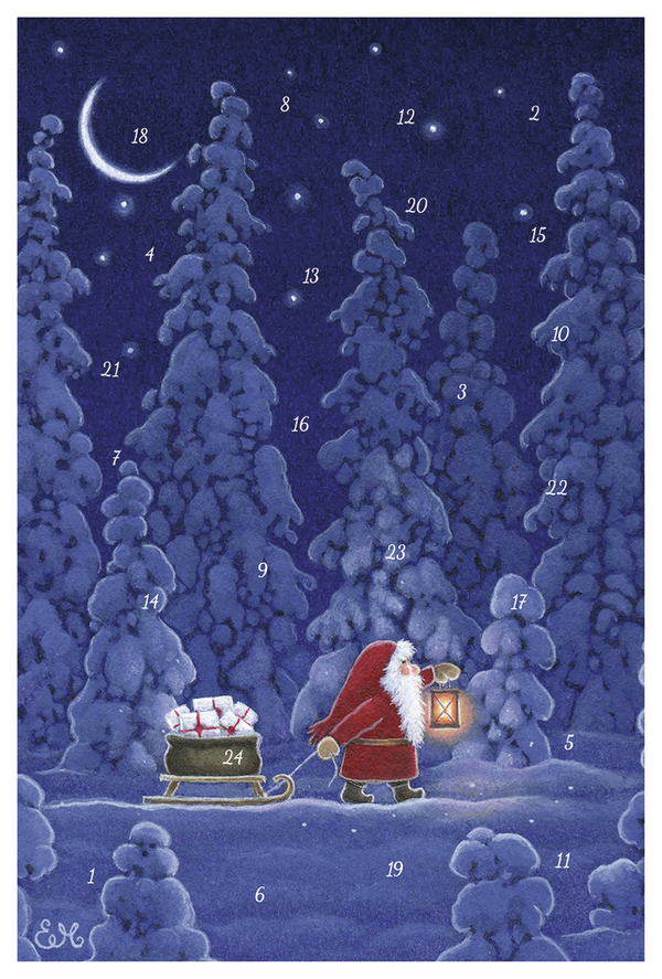 Adventskarten-Sortiment »God Jul II« (3 x 1 Karte), Innenansicht #2