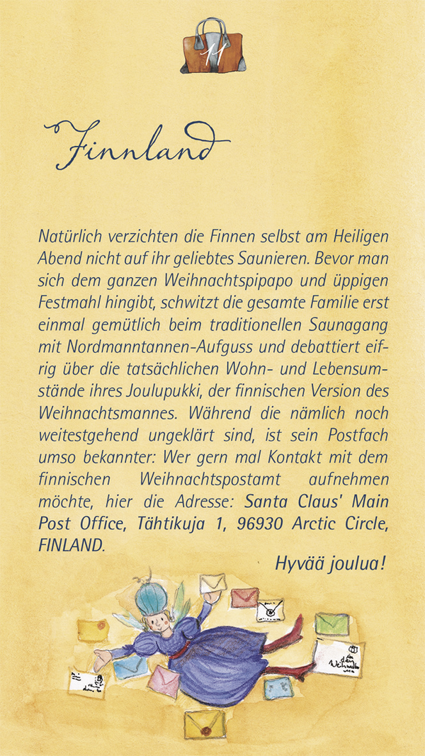 Adventskalender "Reise um die Welt", Innenansicht #1
