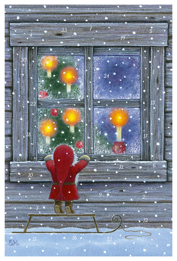 Adventskarten-Sortiment »God Jul« (3 x 1 Karte), Innenansicht #1