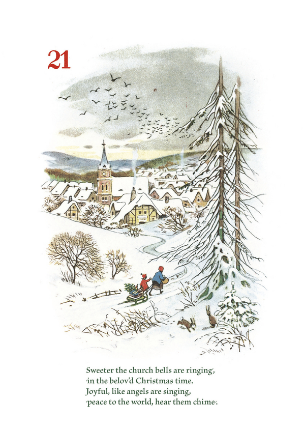 Advents-Abreißkalender "For the Good Children", Innenansicht #2