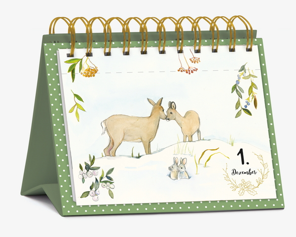 Tisch-Adventskalender "24 Tage Winterzauber im Advent", Innenansicht #1