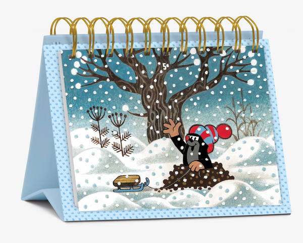 Postkarten-Adventskalender "24 Tage im Advent mit dem kleinen Maulwurf", Innenansicht #1
