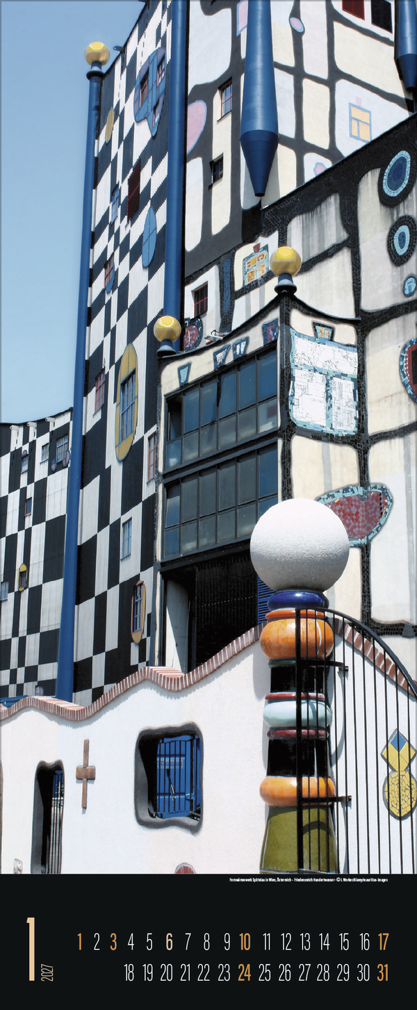 Hundertwasser Architektur 2027, Innenansicht #1