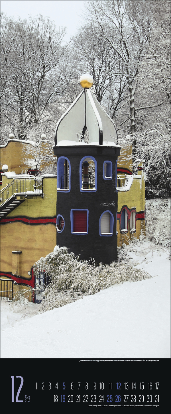 Hundertwasser Architektur 2027, Innenansicht #12