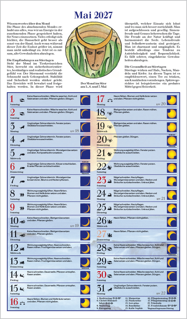 Mit dem Mond im Rhythmus 2027, Innenansicht #5