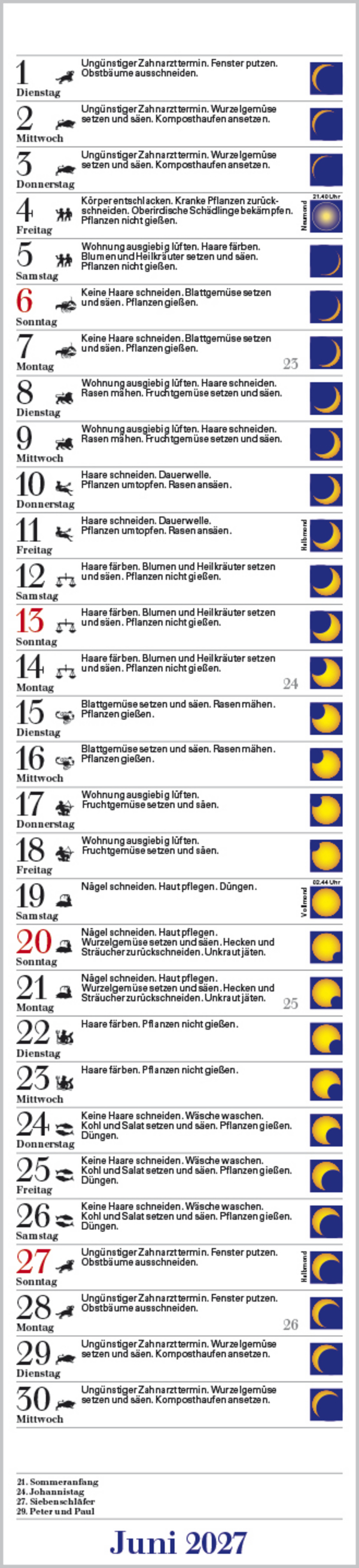 Mond-Langplaner 2027, Innenansicht #6