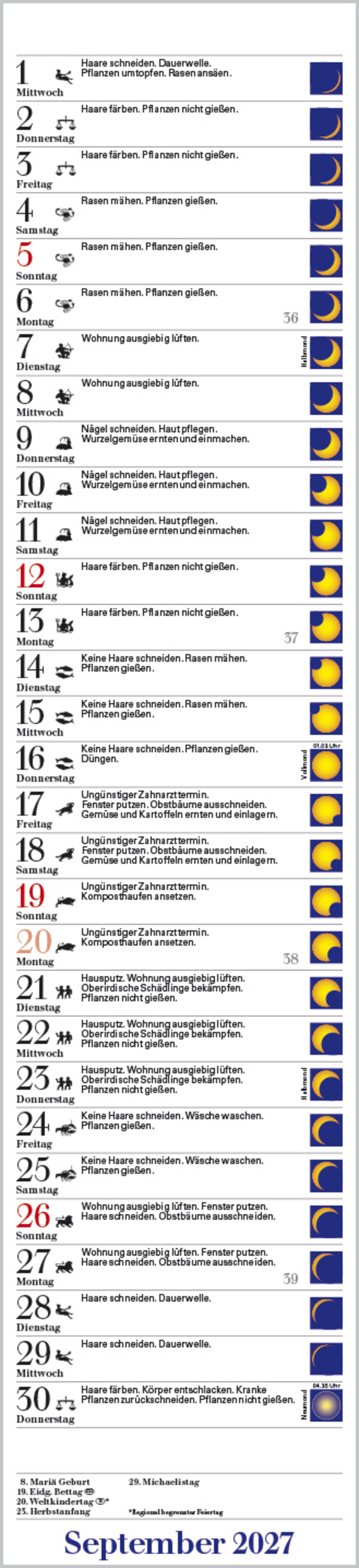 Mond-Langplaner 2027, Innenansicht #9