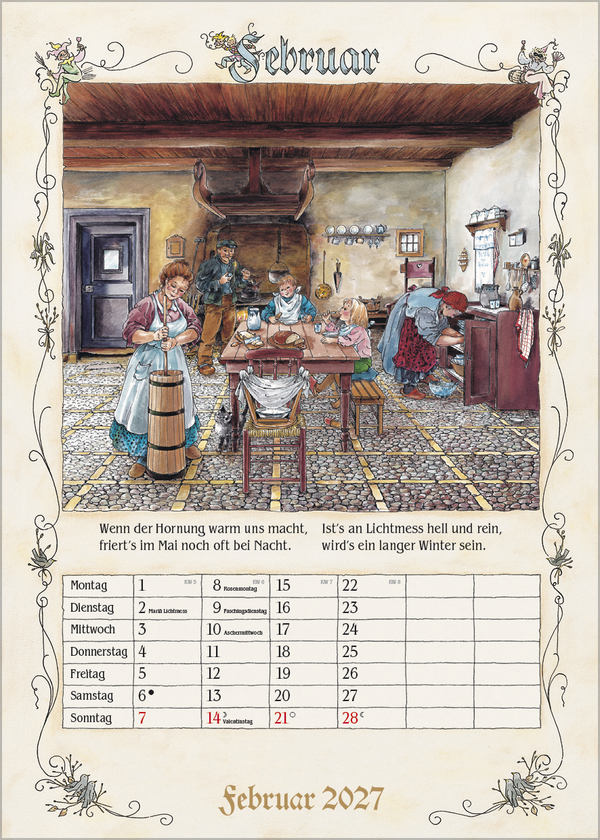 Bauernkalender 2027, Innenansicht #2