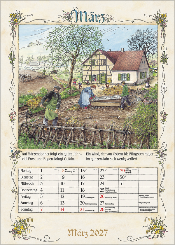 Bauernkalender 2027, Innenansicht #3