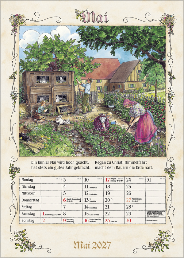 Bauernkalender 2027, Innenansicht #5