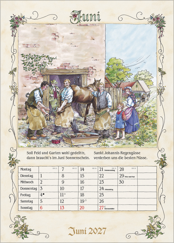 Bauernkalender 2027, Innenansicht #6