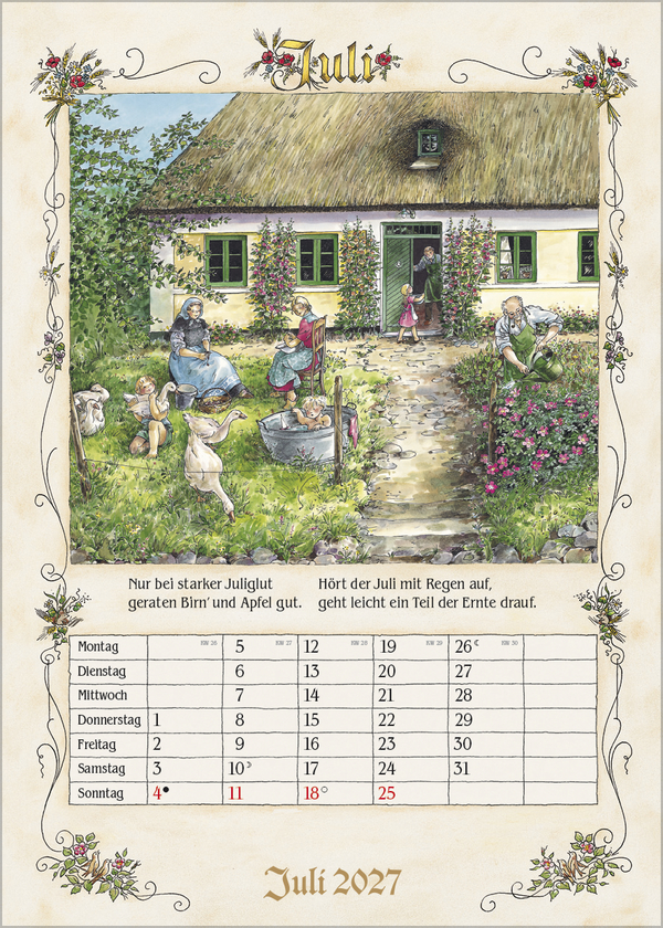Bauernkalender 2027, Innenansicht #7
