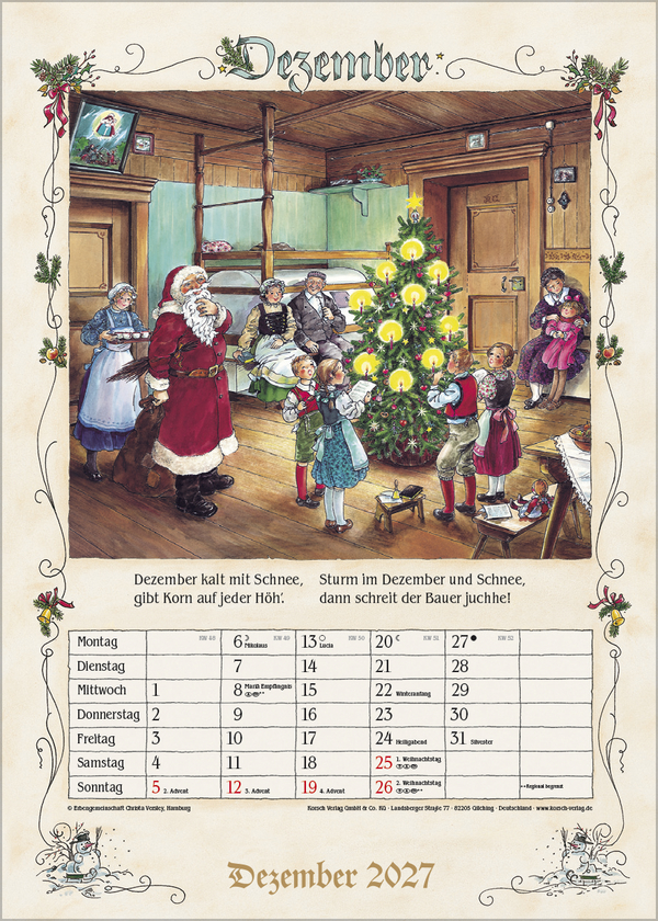 Bauernkalender 2027, Innenansicht #12