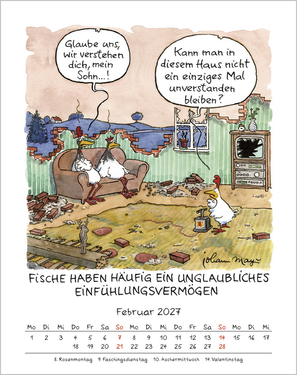 Fische 2027, Innenansicht #2