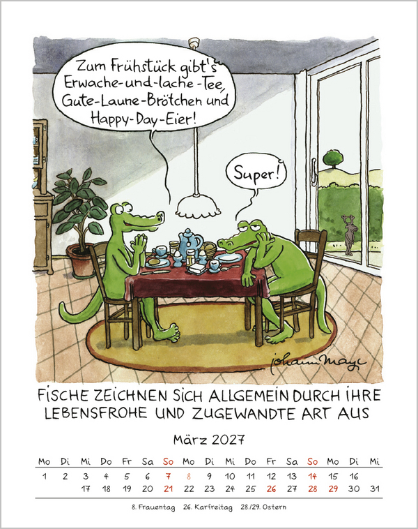 Fische 2027, Innenansicht #3