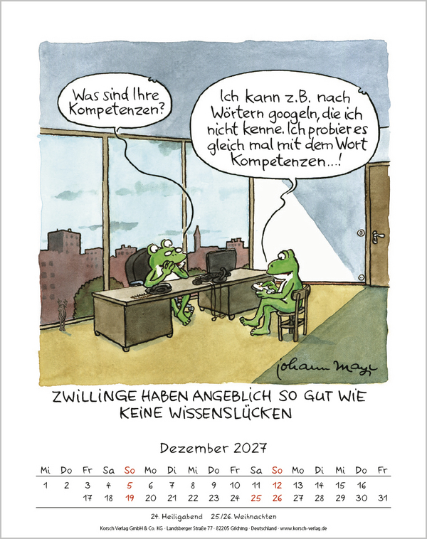 Zwillinge 2027, Innenansicht #12