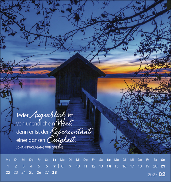 Genie&szlig;e jeden Augenblick 2027, Innenansicht #2