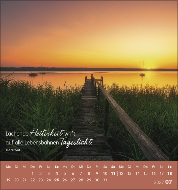 Genie&szlig;e jeden Augenblick 2027, Innenansicht #7