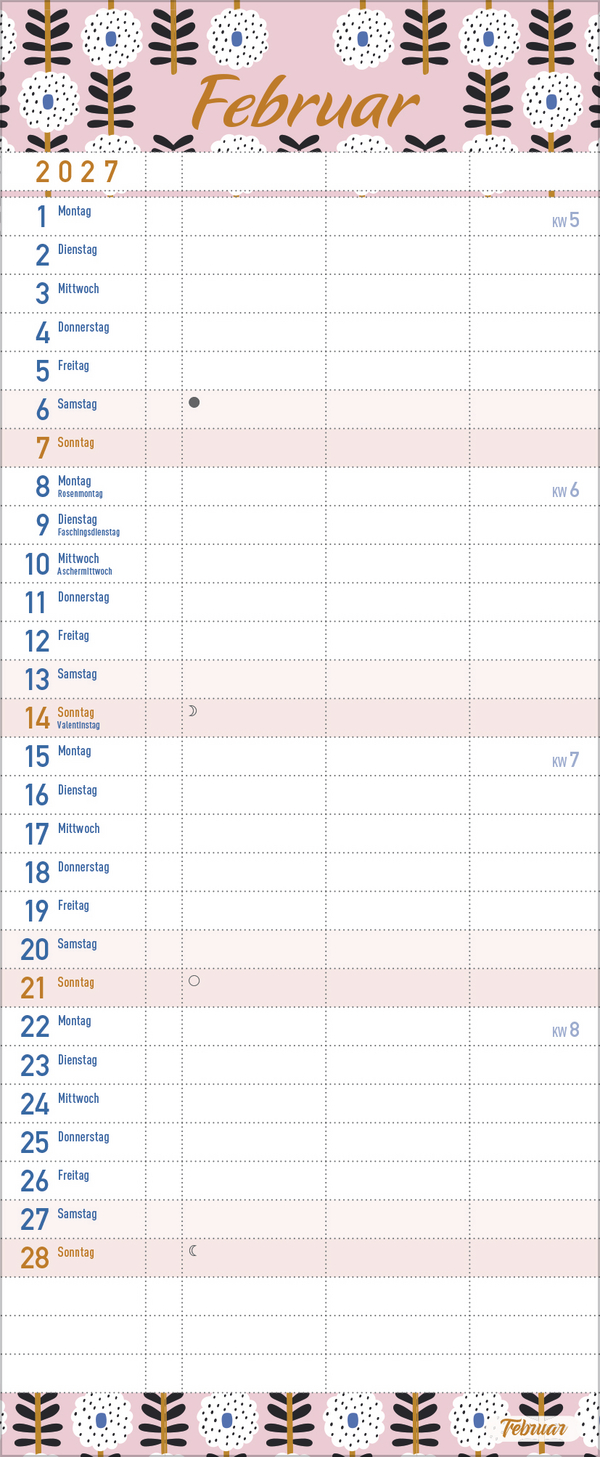 Familientimer Wir planen das! 2027, Innenansicht #2