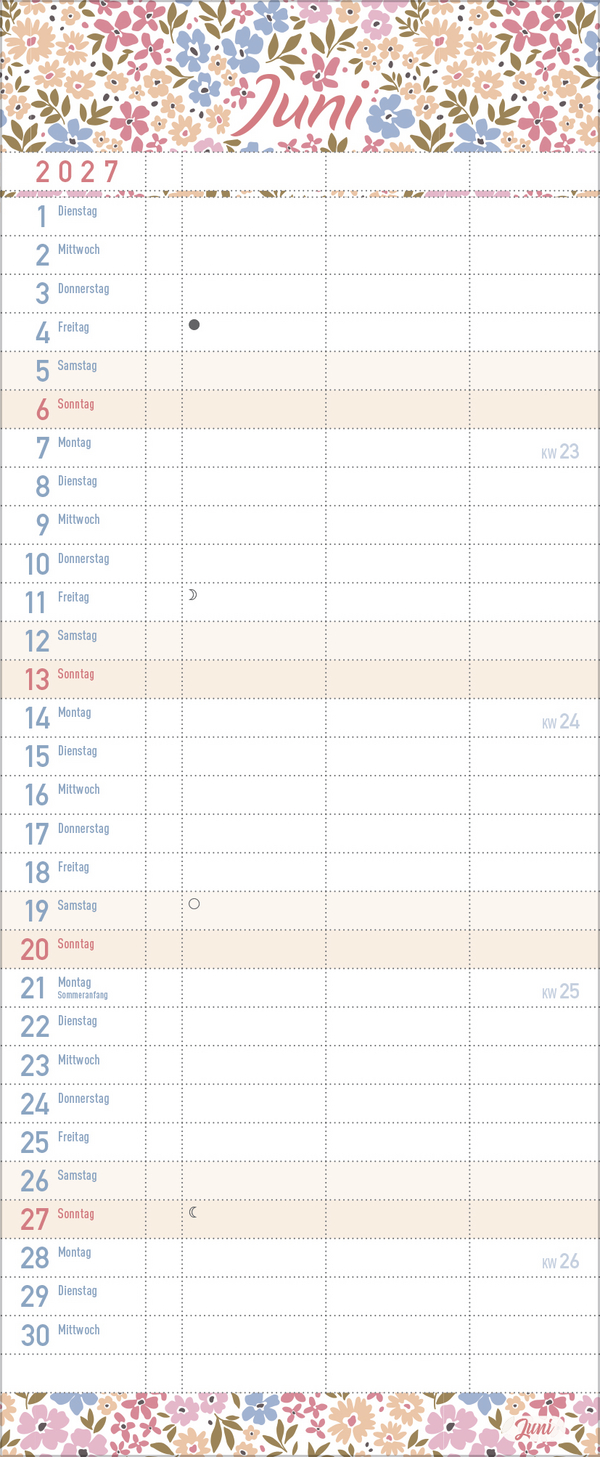 Familientimer Wir planen das! 2027, Innenansicht #6