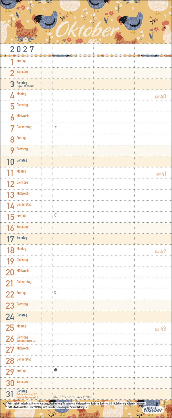 Familientimer Wir planen das! 2027, Innenansicht #10