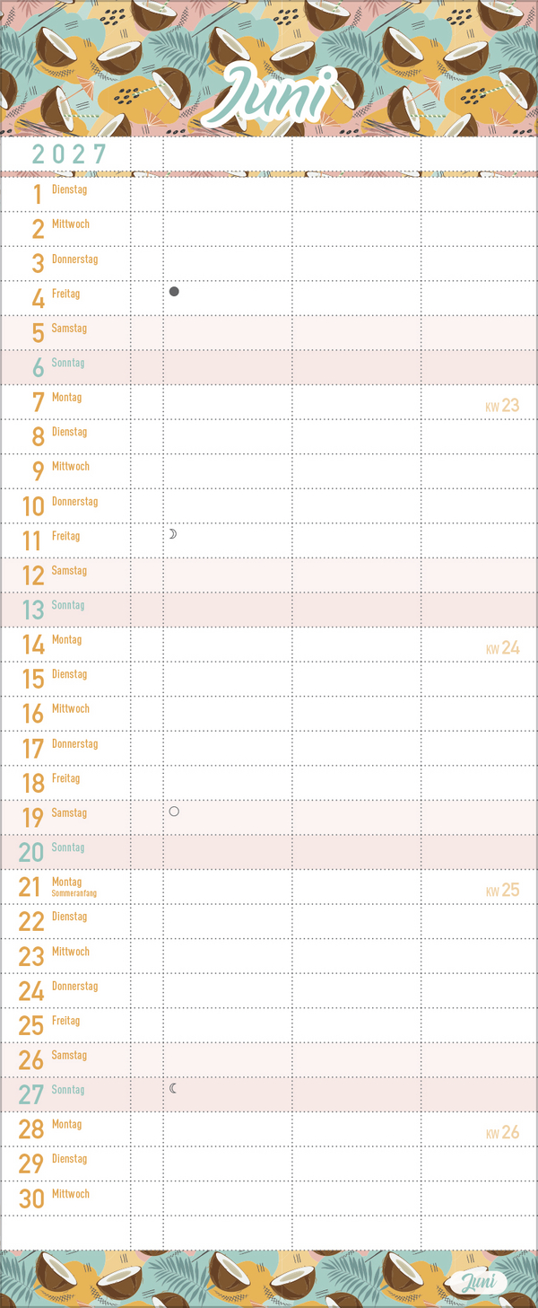Familientimer Alles ist planbar 2027, Innenansicht #6