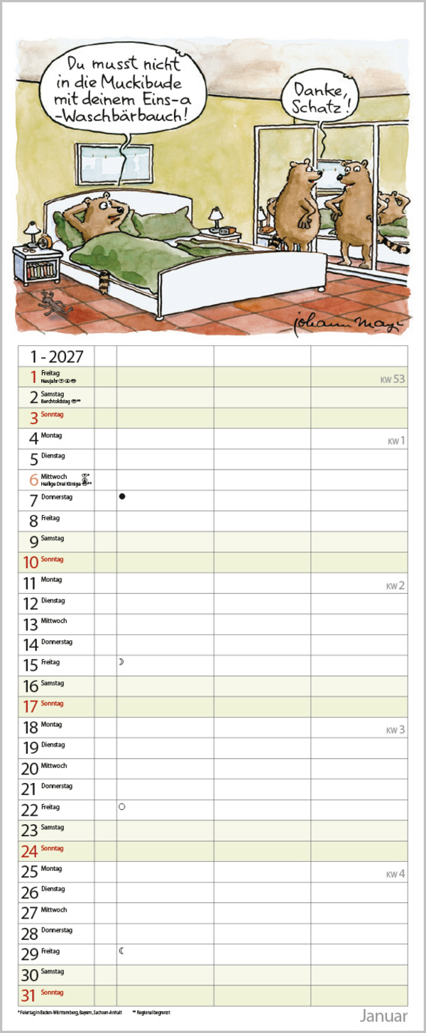 Timer f&uuml;r 2 2027, Innenansicht #1