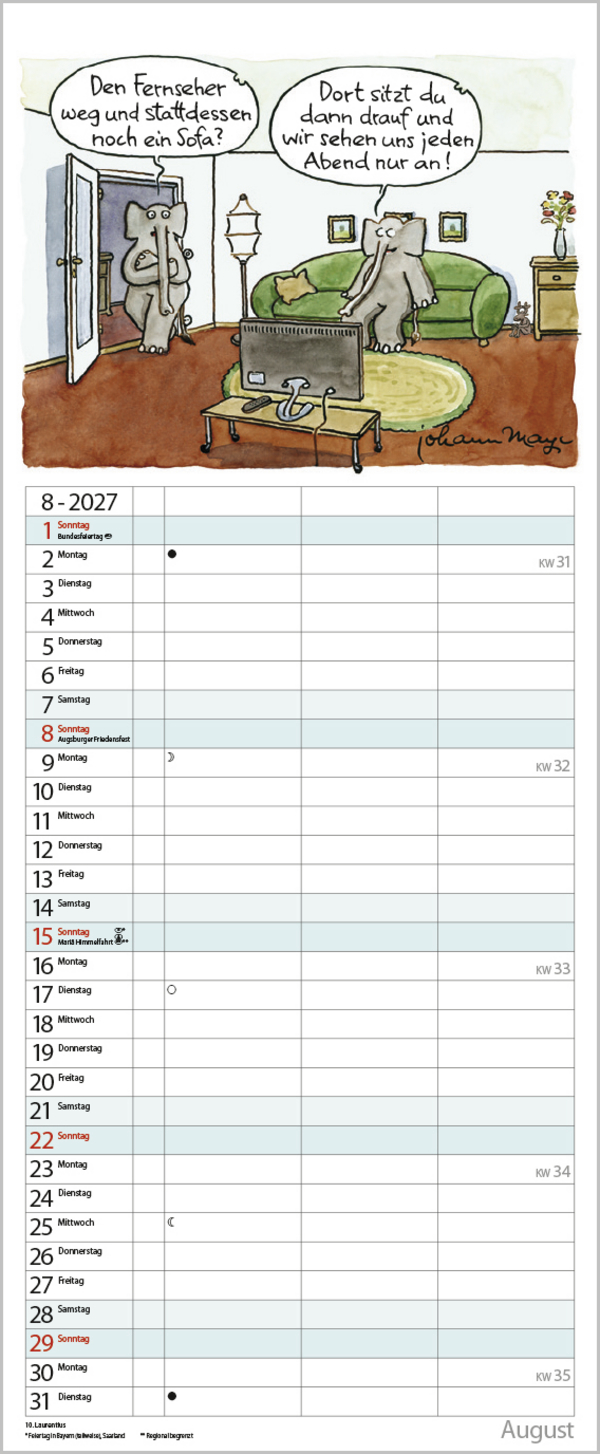 Timer f&uuml;r 2 2027, Innenansicht #8