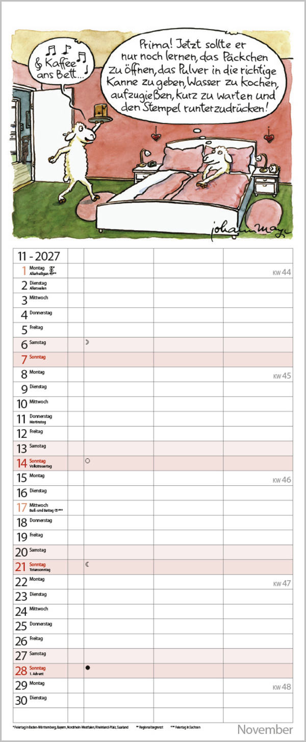 Timer f&uuml;r 2 2027, Innenansicht #11