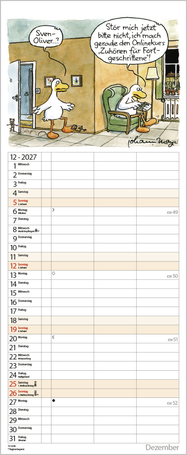 Timer f&uuml;r 2 2027, Innenansicht #12