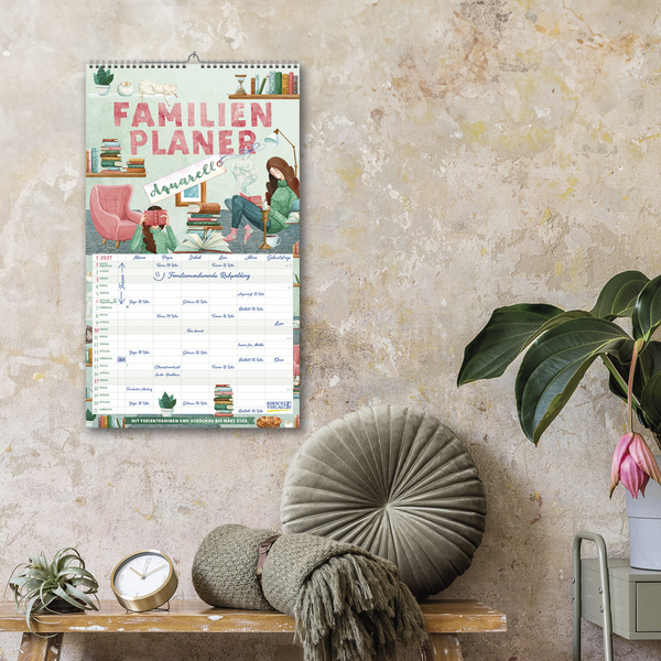 Familienplaner Aquarell 2027, Innenansicht #16