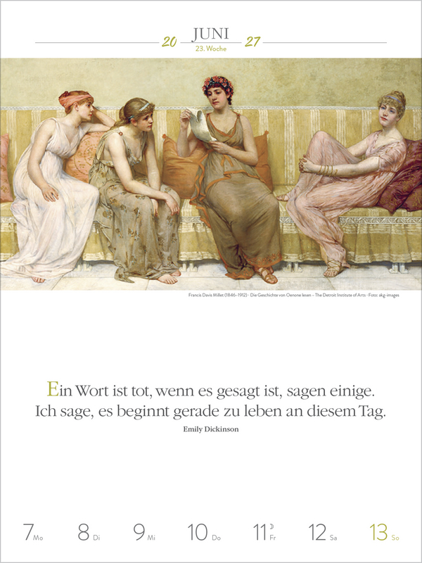 Literaturkalender Frauen lieben Lesen 2027, Innenansicht #8