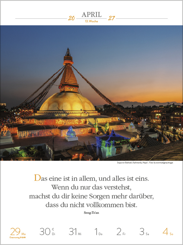 Buddhistische Weisheiten 2027, Innenansicht #4